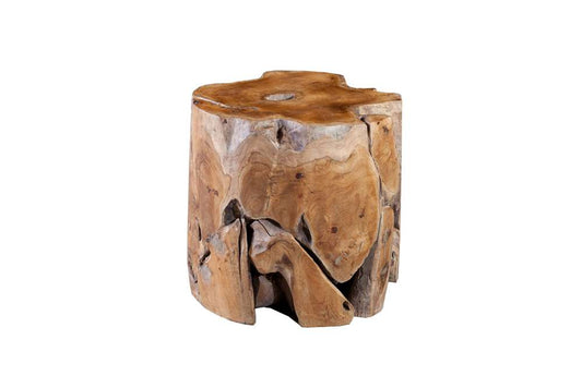 Phillips Collection - Teak Chunk Stool, Round - ID65141 veiw 1