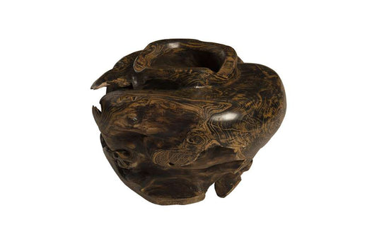 Phillips Collection - Teak Planter, Black, Brown - ID85102 veiw 1