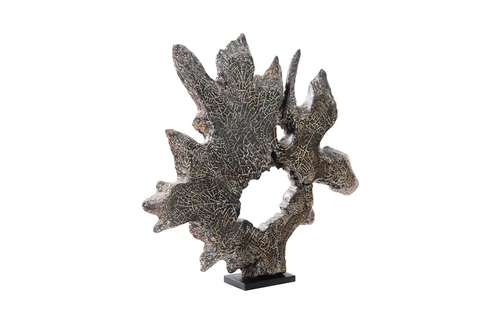 Phillips Collection - Teak Sculpture on Stand, Black Wash - ID85091 view 1