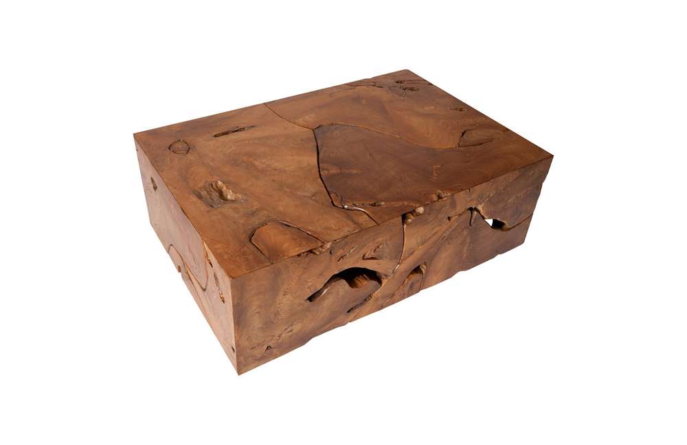 Phillips Collection - Teak Slice Coffee Table, Rectangle - ID65144 veiw 2