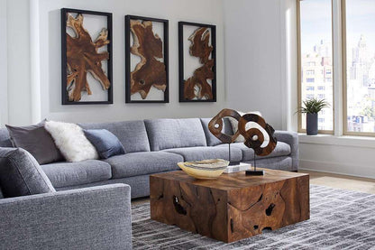 Phillips Collection - Teak Slice Coffee Table, Square - ID65145 veiw 3