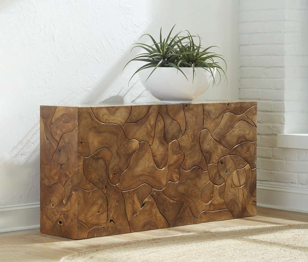 Phillips Collection - Teak Slice Console, Natural - ID104179 veiw 6