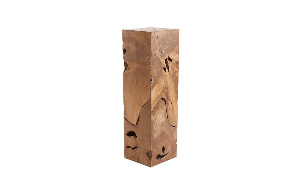 Phillips Collection - Teak Slice Pedestal, Square, LG - ID65140 veiw 1