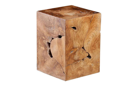 Phillips Collection - Teak Slice Stool, Square - ID65137 veiw 1