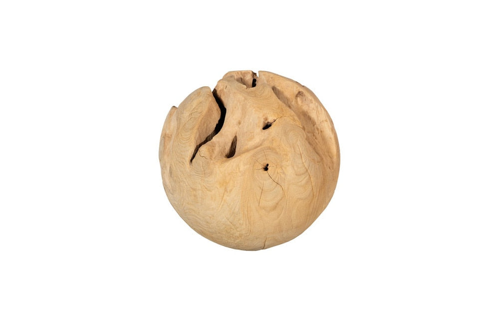 Phillips Collection - Teak Wood Ball, Small, Bleached - ID115120 veiw 1