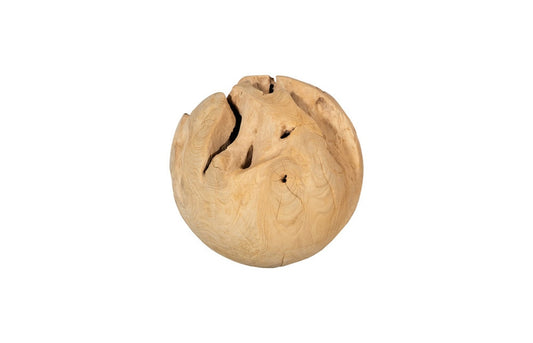 Phillips Collection - Teak Wood Ball, Small, Bleached - ID115120 veiw 1