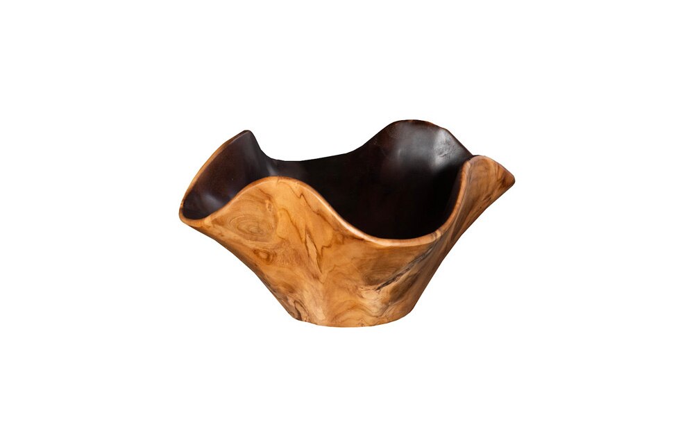 Phillips Collection - Teak Wood Bowl, Black And Natural - ID115630 veiw 1