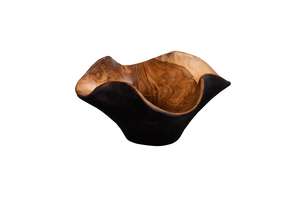 Phillips Collection - Teak Wood Bowl, Natural & Black - ID117506 veiw 1