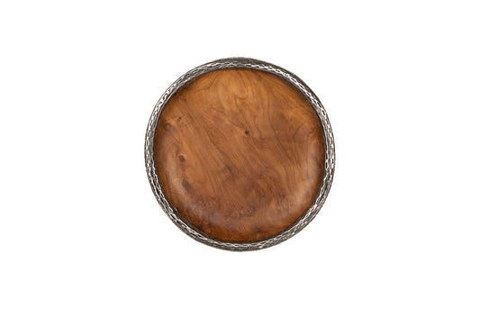 Phillips Collection - Teak Wood Bowl Wall Art, Metallurgy Edge, MD - ID115648 veiw 1