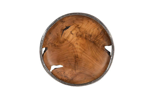 Phillips Collection - Teak Wood Bowl Wall Art, Metallurgy Edge, XL - ID115649 veiw 1