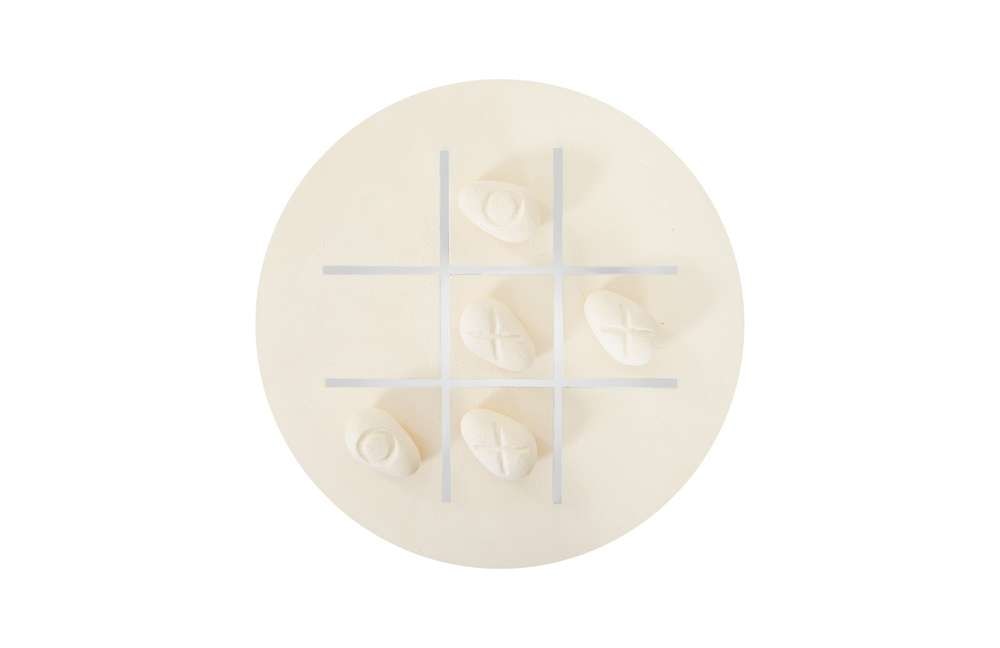 Phillips Collection - Tic-Tac-Toe Stone, Large, Off-White - PH54727 veiw 4