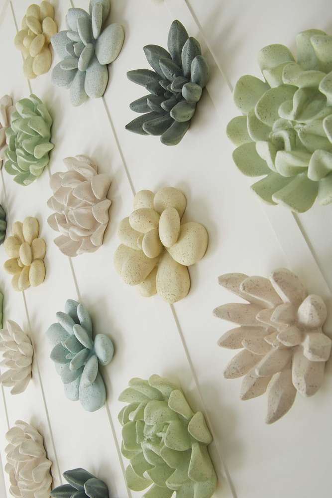 Phillips Collection - Topsy Turvy Succulent Wall Art, Jade - PH104153 veiw 6