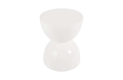 Phillips Collection - Totem Stool, White Gel Coat, LG - PH67718 veiw 1