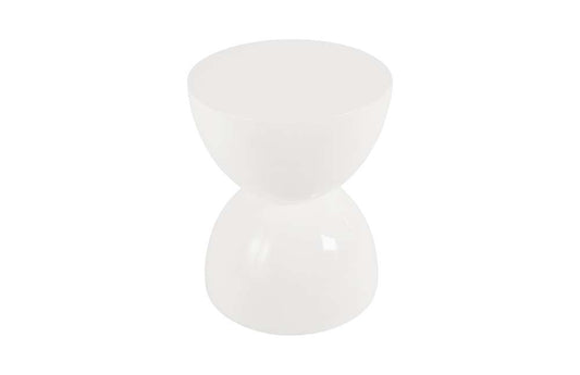 Phillips Collection - Totem Stool, White Gel Coat, LG - PH67718 veiw 1