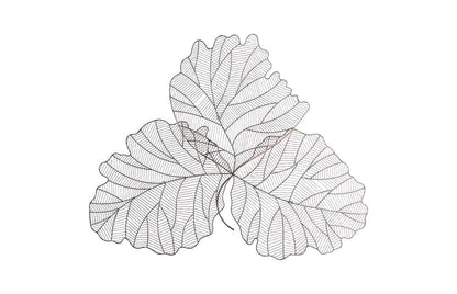 Phillips Collection - Tri Leaf Wall Art, Large, Metal, Copper/Black - TH100860 view 4