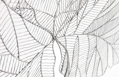 Phillips Collection - Tri Leaf Wall Art, Large, Metal, Silver/Black - TH100857 view 3