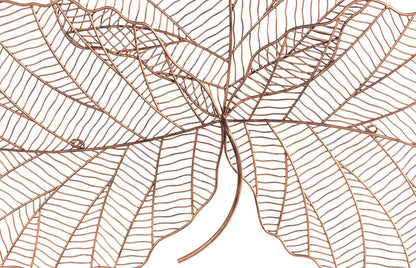 Phillips Collection - Tri Leaf Wall Art, Small, Metal, Copper/Black - TH100858 view 3
