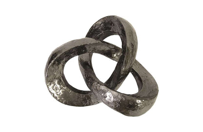 Phillips Collection - Trifoil Coffee Table, Liquid Silver w/Glass - PH80677 veiw 2