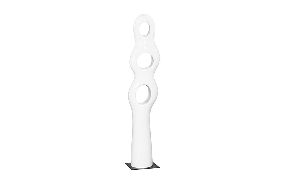 Phillips Collection - Triple Circle Sculpture, Gel Coat White - PH118781 view 1