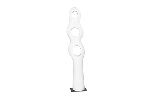 Phillips Collection - Triple Circle Sculpture, Gel Coat White - PH118781 view 2