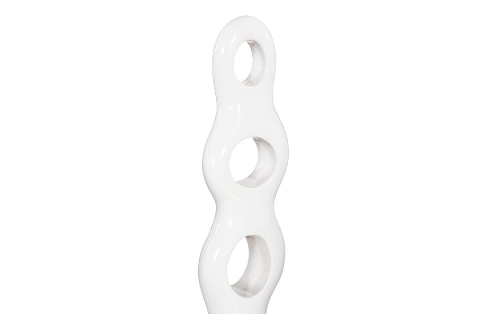 Phillips Collection - Triple Circle Sculpture, Gel Coat White - PH118781 view 3
