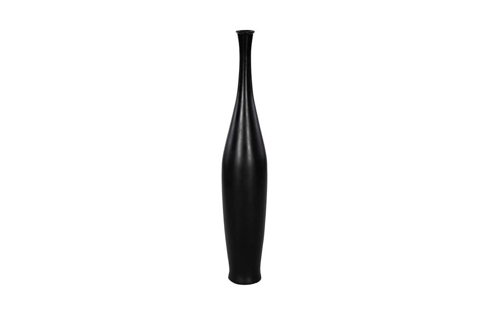Phillips Collection - Trumpet Vase, Large, Matte Black - PH117205 view 1