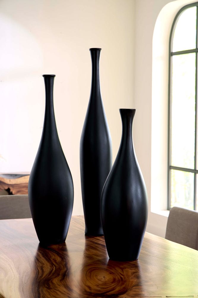 Phillips Collection - Trumpet Vase, Large, Matte Black - PH117205 view 3