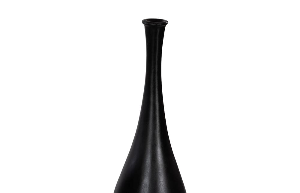 Phillips Collection - Trumpet Vase, Medium, Matte Black - PH117204 view 2