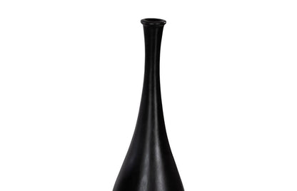 Phillips Collection - Trumpet Vase, Medium, Matte Black - PH117204 view 2