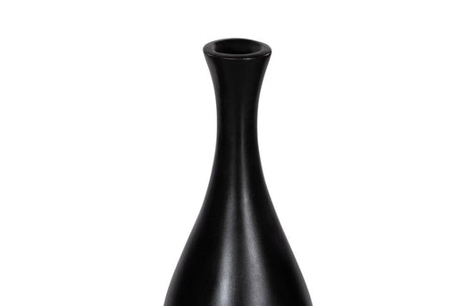 Phillips Collection - Trumpet Vase, Small, Matte Black - PH117191 view 2