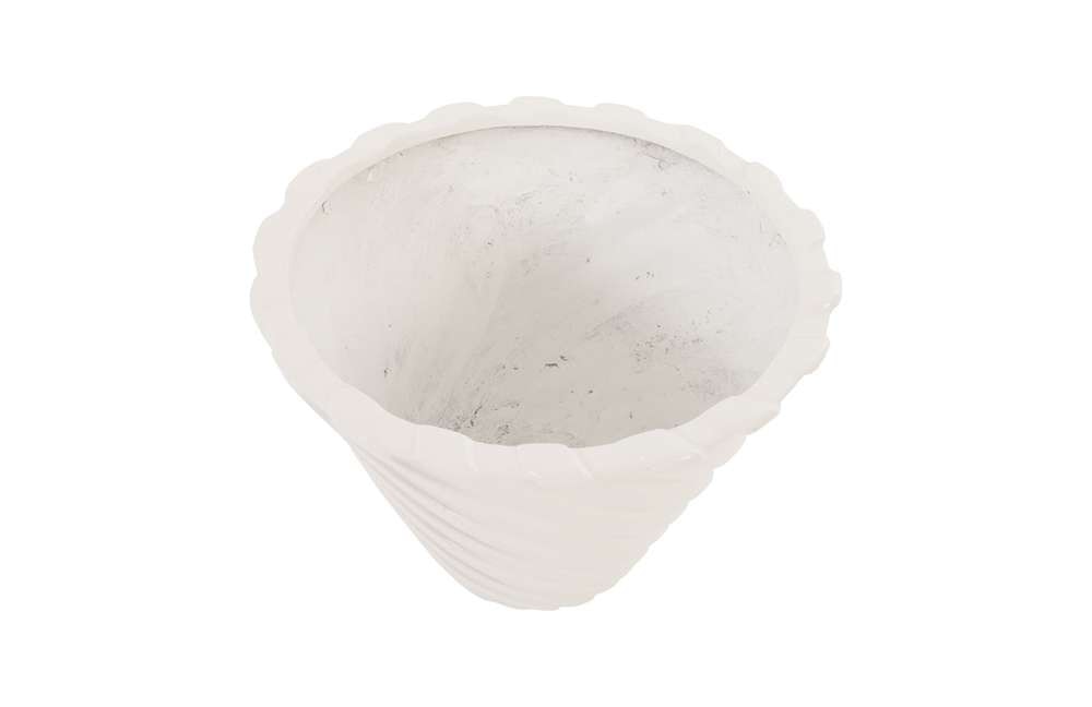 Phillips Collection - Turbo Planter, Gel Coat White - PH67841 veiw 2