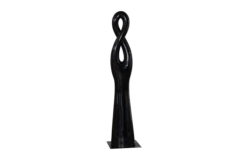 Phillips Collection - Twisted Sculpture, Gel Coat Black - PH118780 view 1