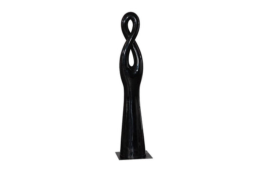 Phillips Collection - Twisted Sculpture, Gel Coat Black - PH118780 view 1