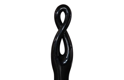 Phillips Collection - Twisted Sculpture, Gel Coat Black - PH118780 view 3