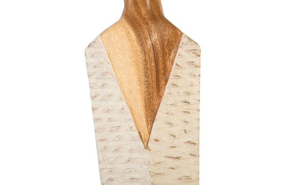 Phillips Collection - Vested Female Sculpture, Small, Chamcha, Natural, White, Gold - TH95605 view 3