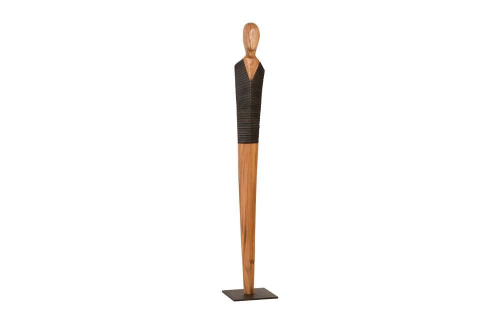 Phillips Collection - Vested Male Sculpture, Large, Chamcha, Natural, Black, Copper - TH95606 view 1