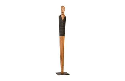 Phillips Collection - Vested Male Sculpture, Large, Chamcha, Natural, Black, Copper - TH95606 view 1