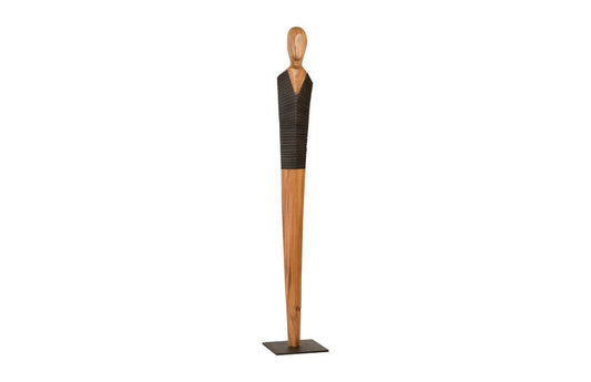 Phillips Collection - Vested Male Sculpture, Large, Chamcha, Natural, Black, Copper - TH95606 view 1