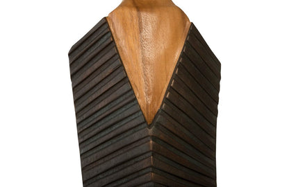 Phillips Collection - Vested Male Sculpture, Large, Chamcha, Natural, Black, Copper - TH95606 view 3