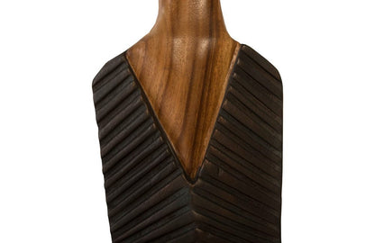 Phillips Collection - Vested Male Sculpture, Medium, Chamcha, Natural, Black, Copper - TH96241 view 3