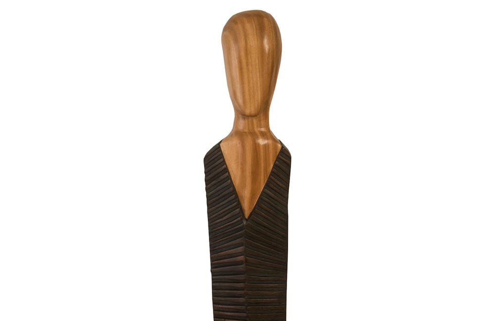 Phillips Collection - Vested Male Sculpture, Small, Chamcha, Natural, Black, Copper - TH95604 view 2