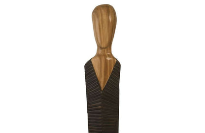 Phillips Collection - Vested Male Sculpture, Small, Chamcha, Natural, Black, Copper - TH95604 veiw 2