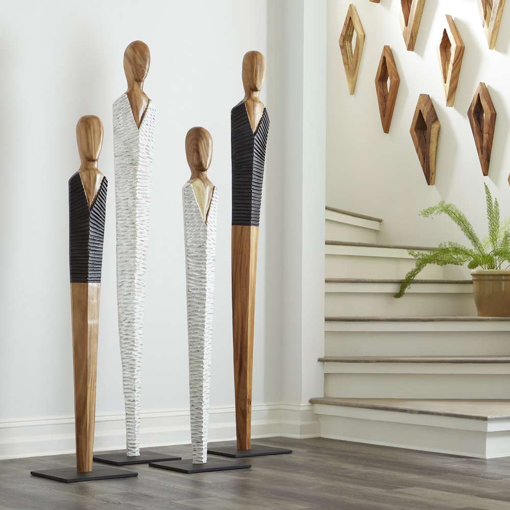 Phillips Collection - Vested Male Sculpture, Small, Chamcha, Natural, Black, Copper - TH95604 veiw 5