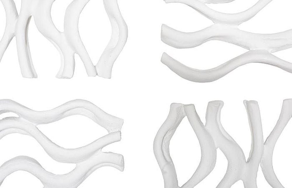 Phillips Collection - Vine Wall Tile, Matte White, Set of 4 - PH111552 view 3