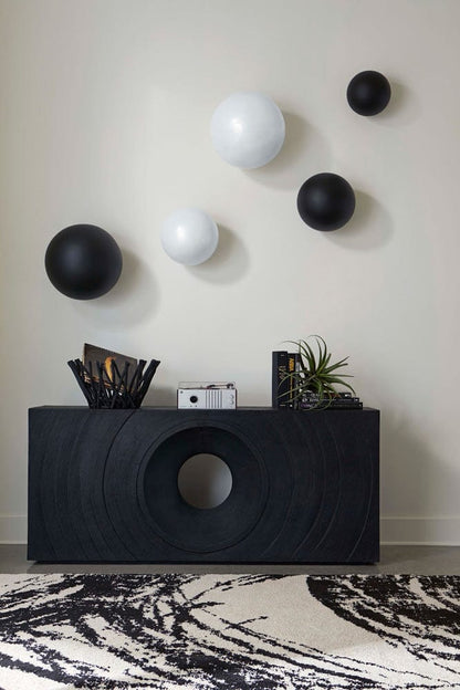 Phillips Collection - Void Console Table, Black Stone - PH119468 view 4