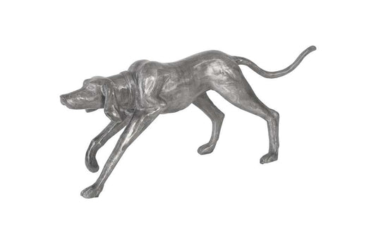 Phillips Collection - Walking Dog Sculpture, Black/Silver, Aluminum - ID96065 veiw 1