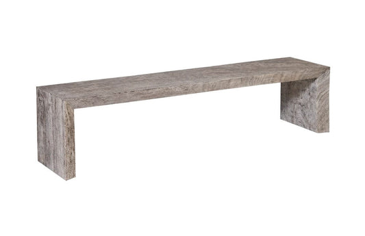 Phillips Collection - Waterfall Bench, Gray Stone - TH101895 view 1