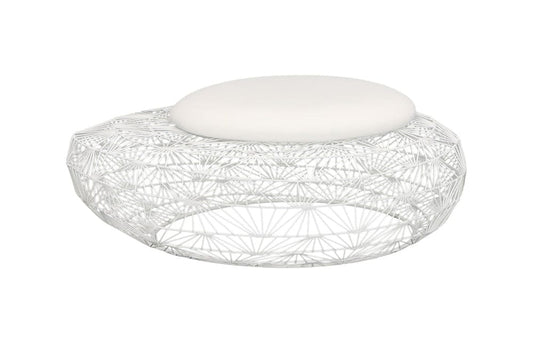 Phillips Collection - Wire Mesh Stone Stool with Cushion, LG - TH110597 view 1