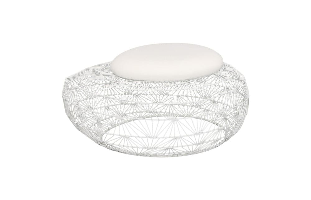Phillips Collection - Wire Mesh Stone Stool with Cushion, SM - TH110596 view 1