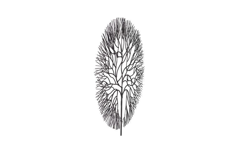 Phillips Collection - Wire Tree Wall Art, Large, Circle, Metal, Black - TH100394 view 2